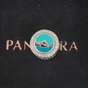 Pandora Cruise Charm Inside Passage Alaska Bead Charm S925 Silver with box